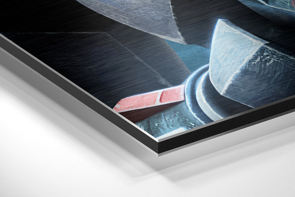 The Bad Batch Brushed Aluminium Dibond Wall Art.