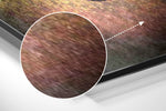 No Pain No Gain Brushed Aluminium Dibond Wall Art.