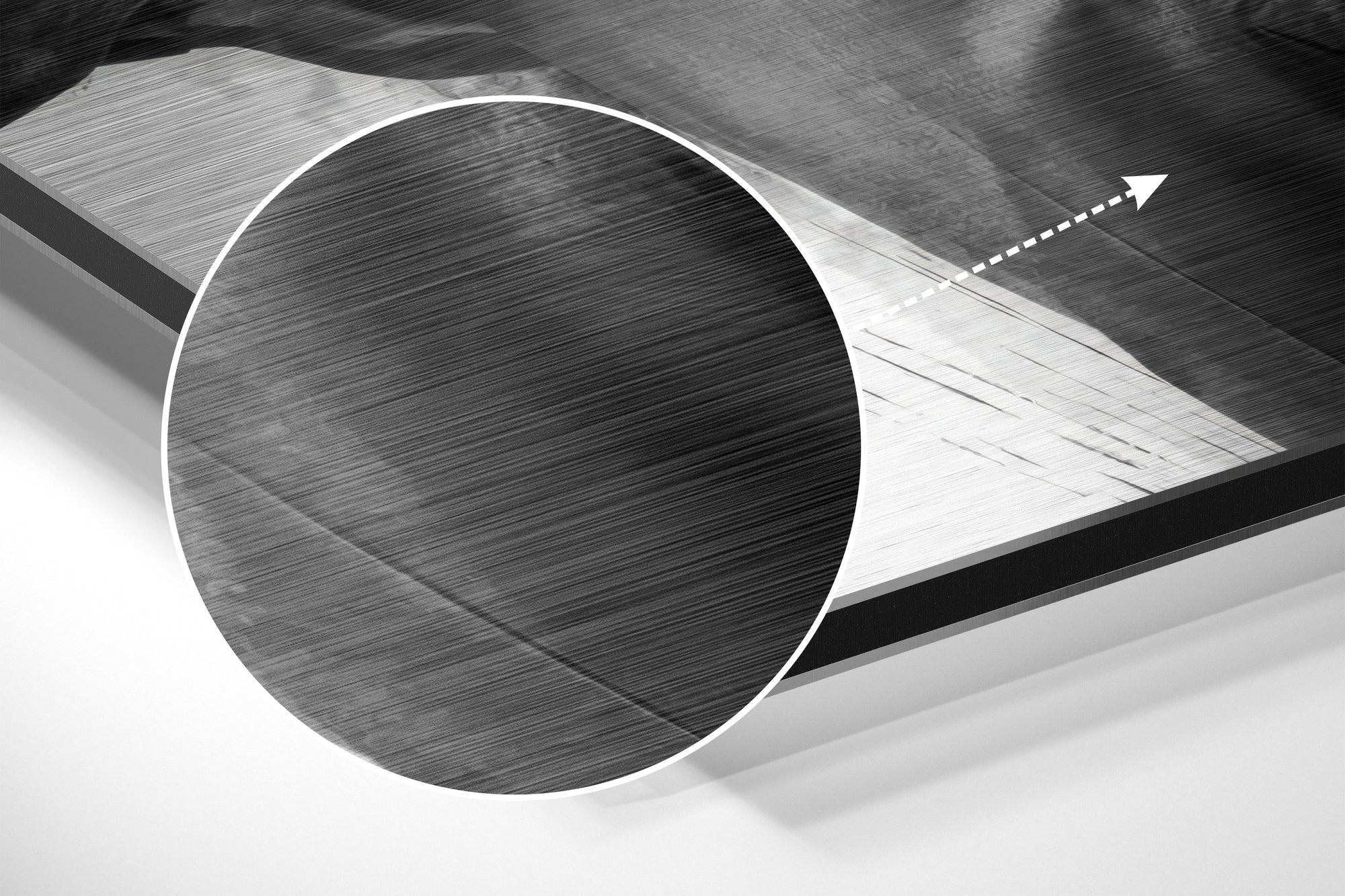 John Wick Brushed Aluminium Dibond Wall Art.