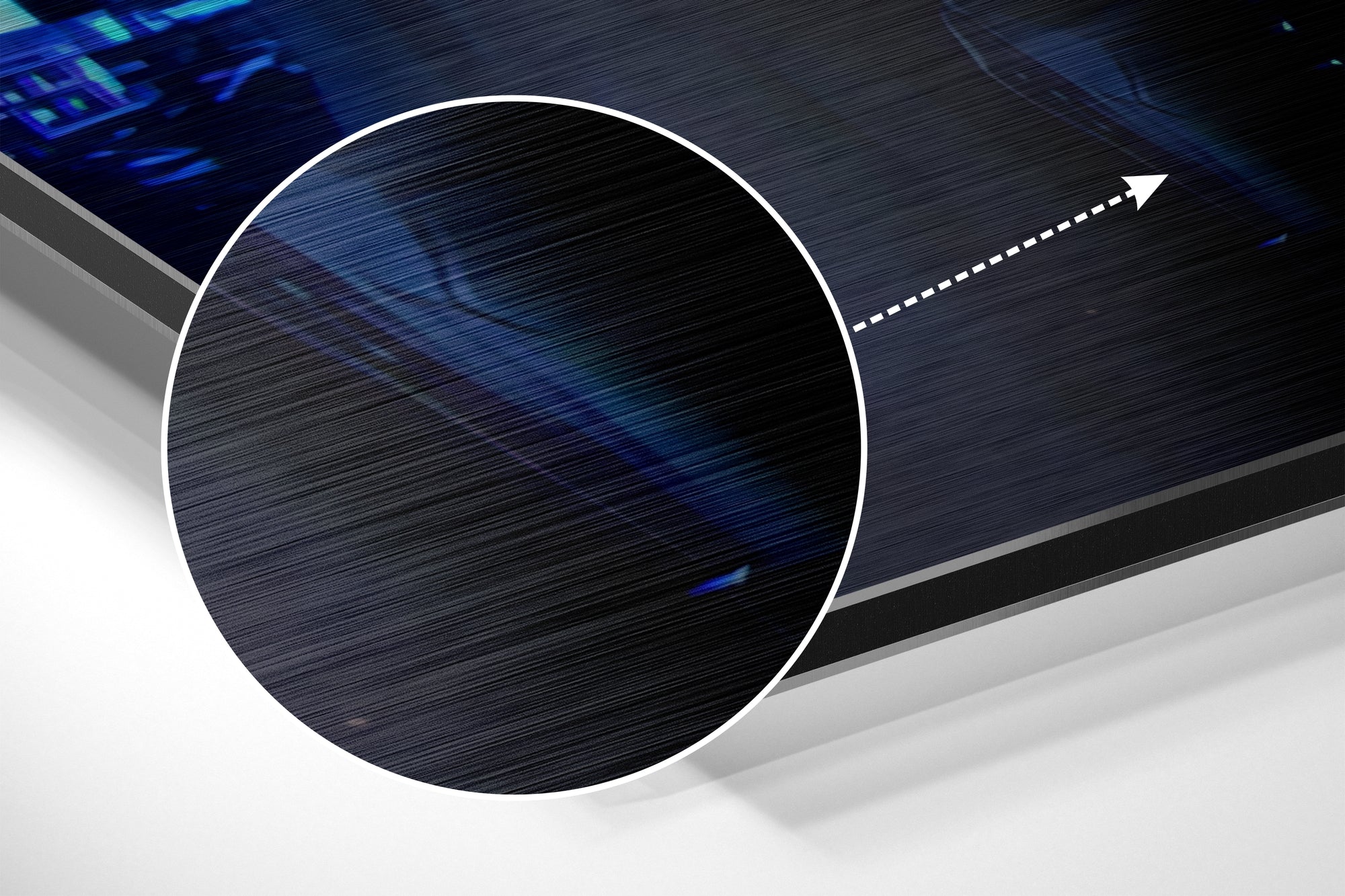 Thor in Cyberpunk Brushed Aluminium Dibond Wall Art.