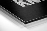 Batman Brushed Aluminium Dibond Wall Art.