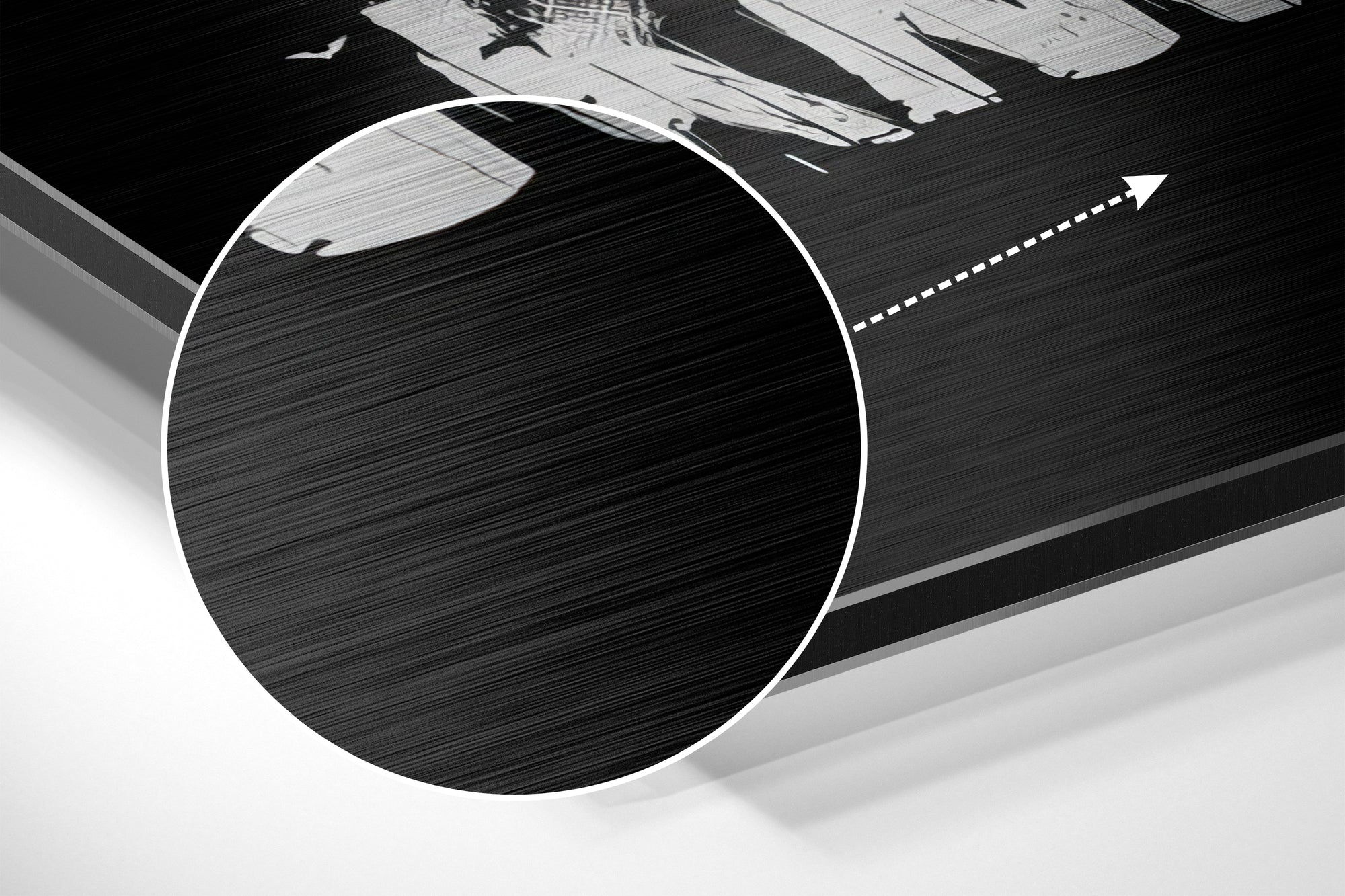 Batman Brushed Aluminium Dibond Wall Art.