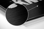 Batman Brushed Aluminium Dibond Wall Art.