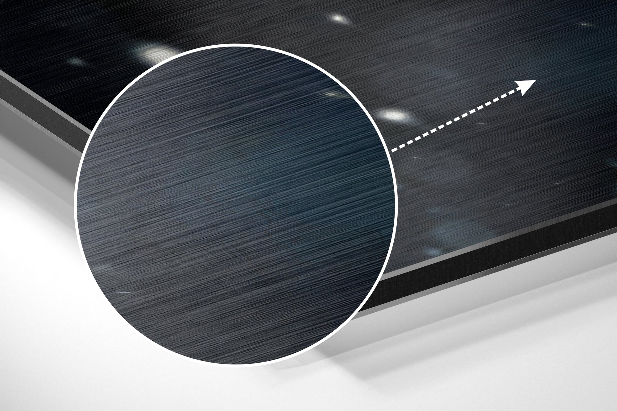 Batman Brushed Aluminium Dibond Wall Art.