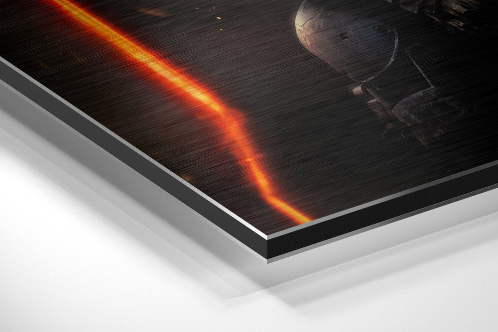 Call of Duty Brushed Aluminium Dibond Wall Art.
