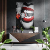 Money Brushed Aluminium Dibond Wall Art.