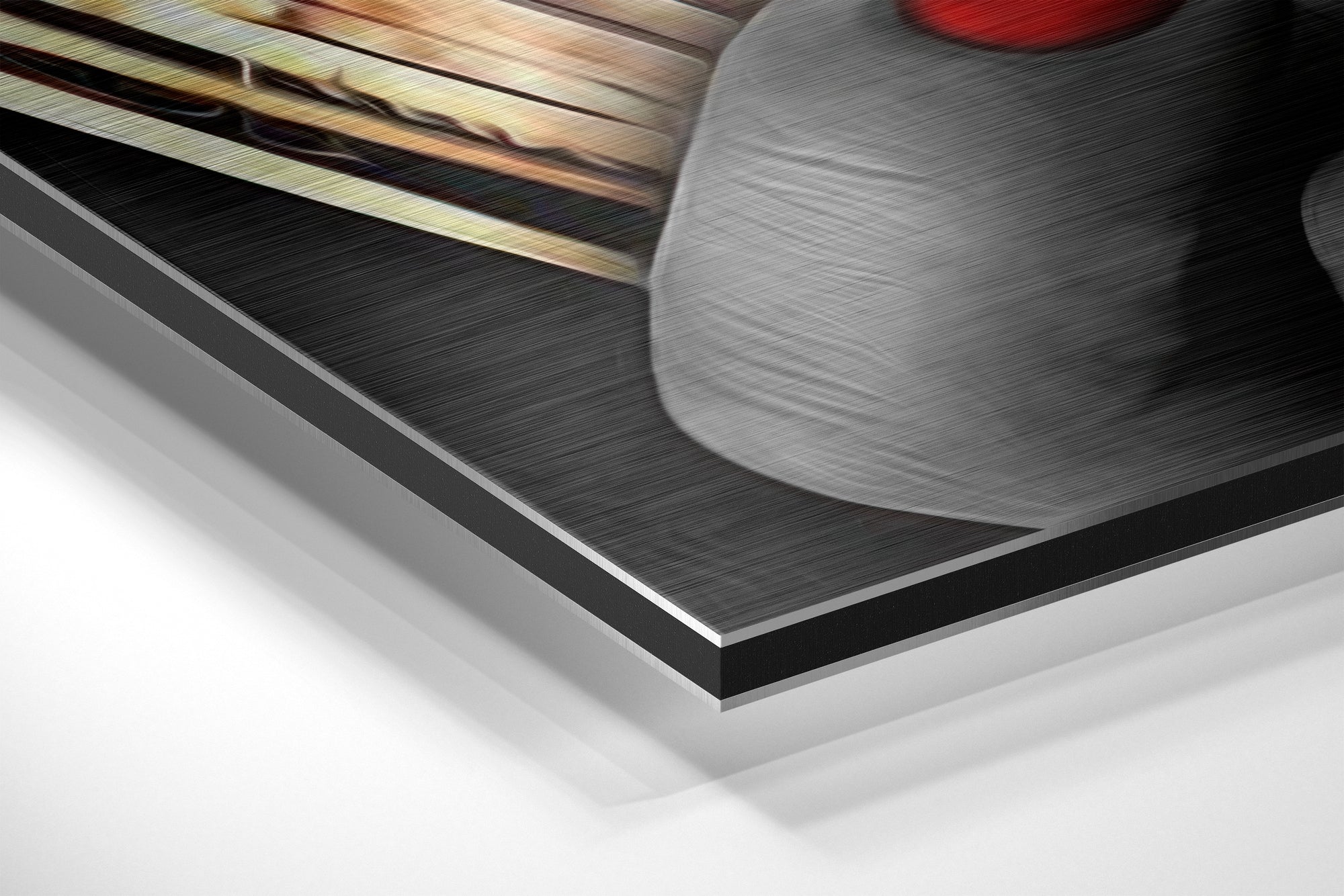 Money Brushed Aluminium Dibond Wall Art.