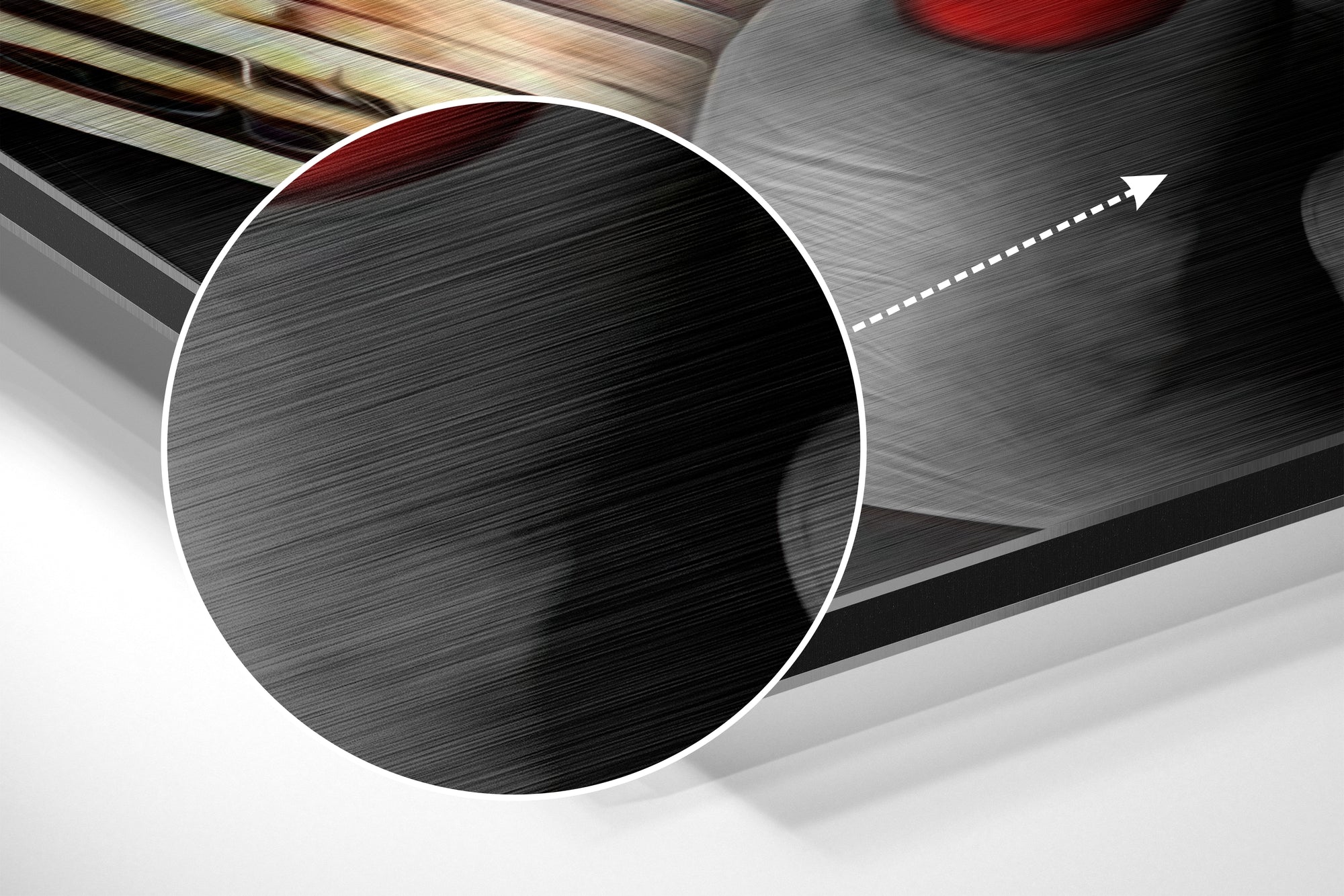 Money Brushed Aluminium Dibond Wall Art.