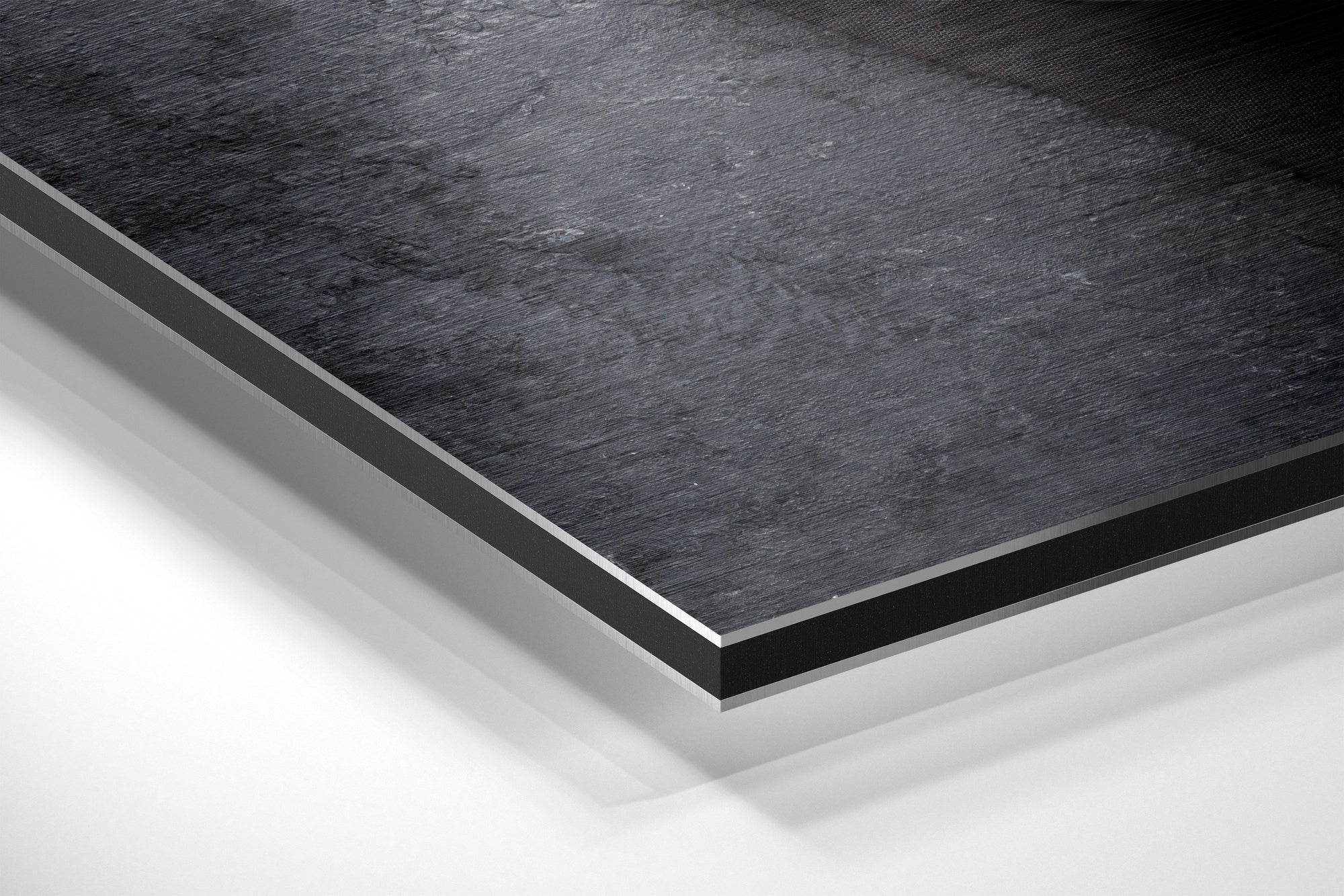 Coffee Brushed Aluminium Dibond Wall Art.