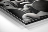 Don’t Stop Brushed Aluminium Dibond Wall Art.
