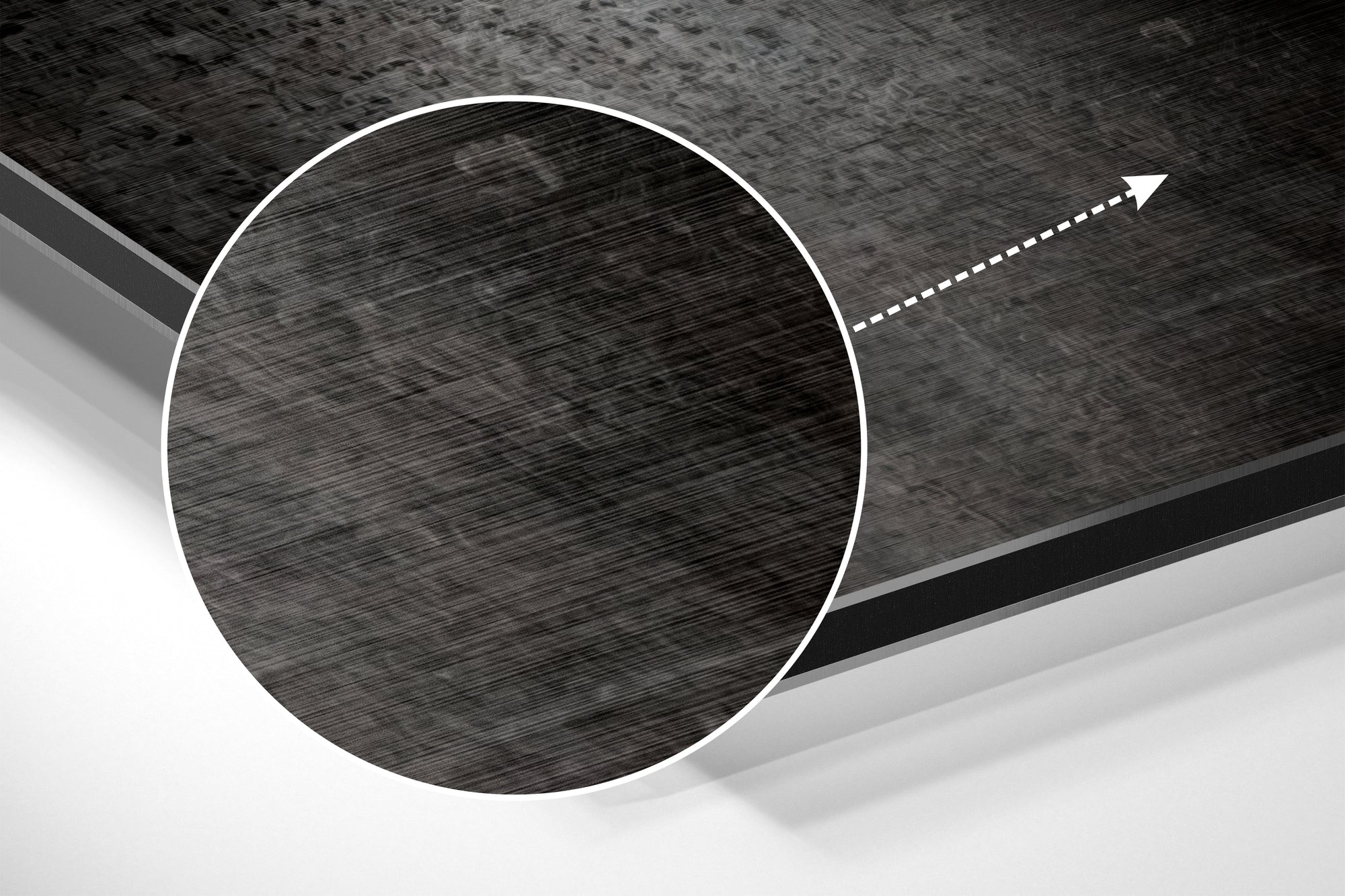 Dream Fulfiller Brushed Aluminium Dibond Wall Art.