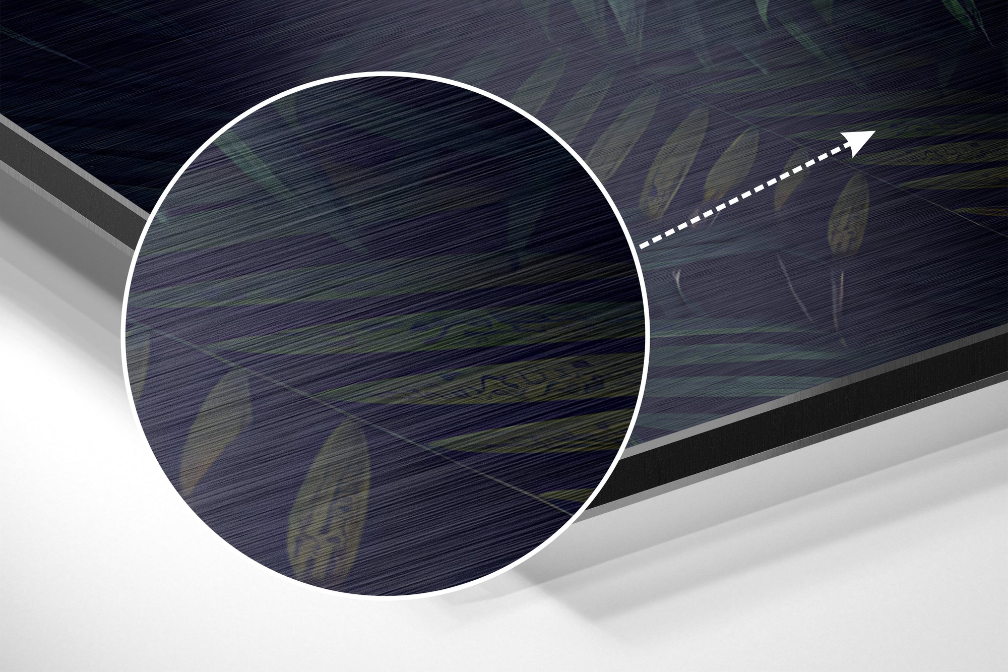 Find Your Time Brushed Aluminium Dibond Wall Art.