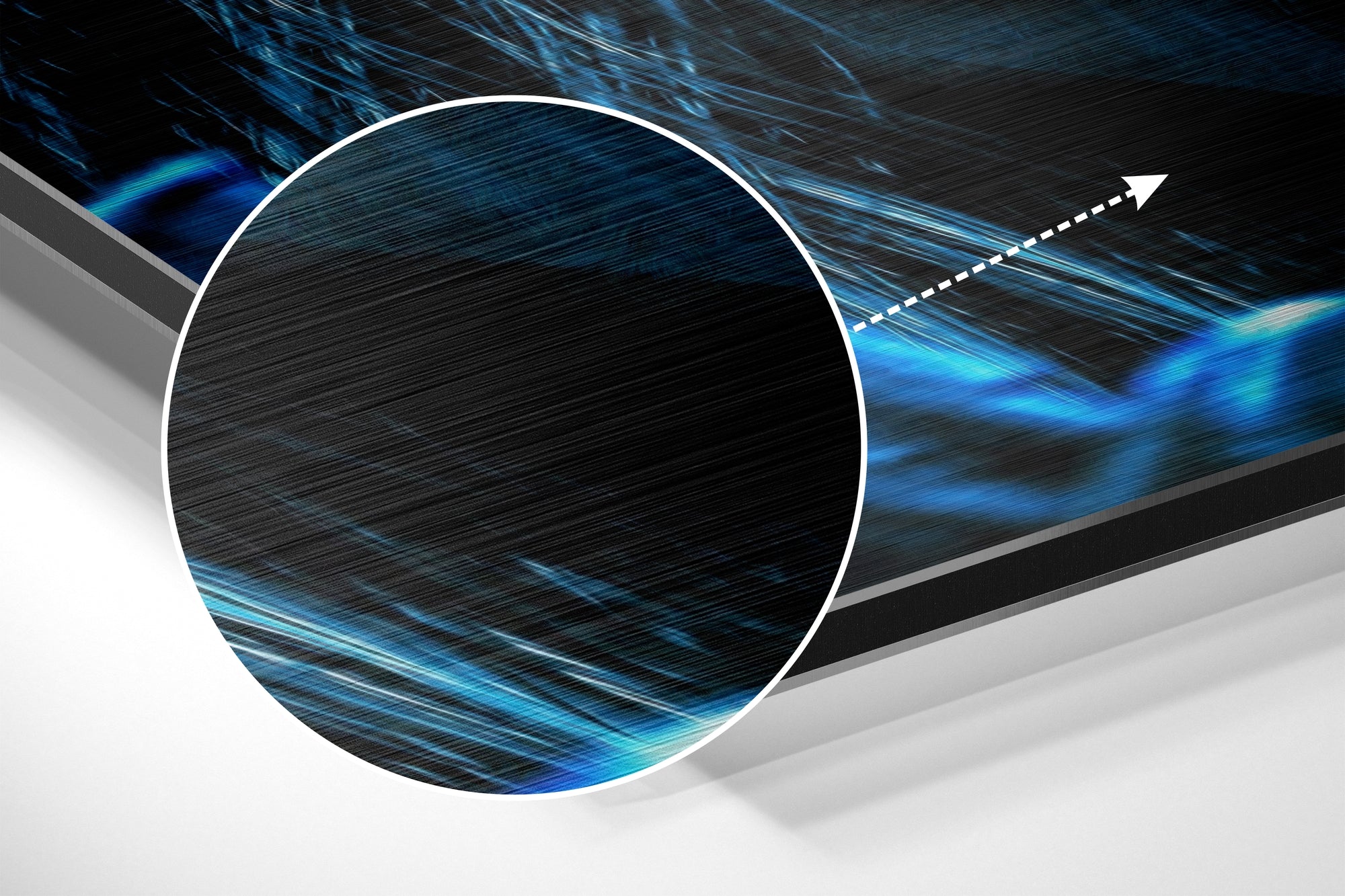 Thor Brushed Aluminium Dibond Wall Art.