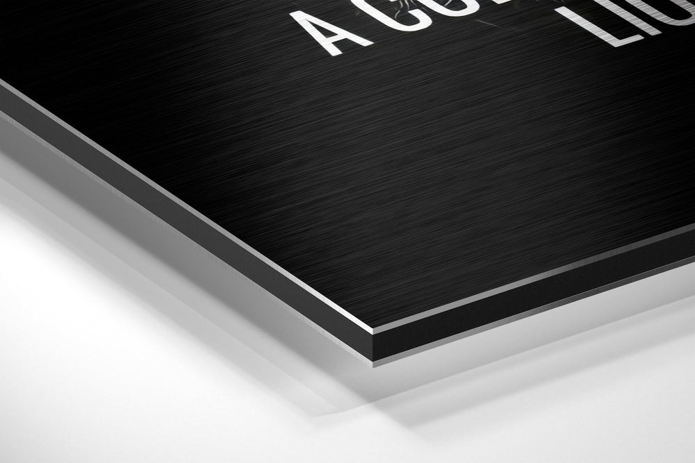 Never Brushed Aluminium Dibond Wall Art.