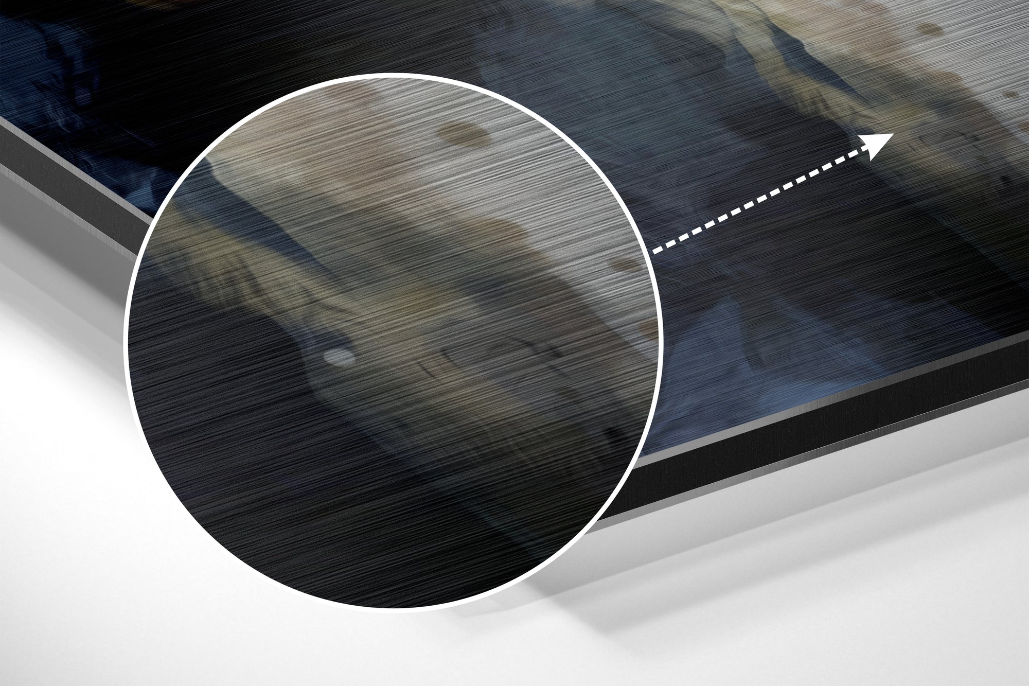 Marla Singer Brushed Aluminium Dibond Wall Art.