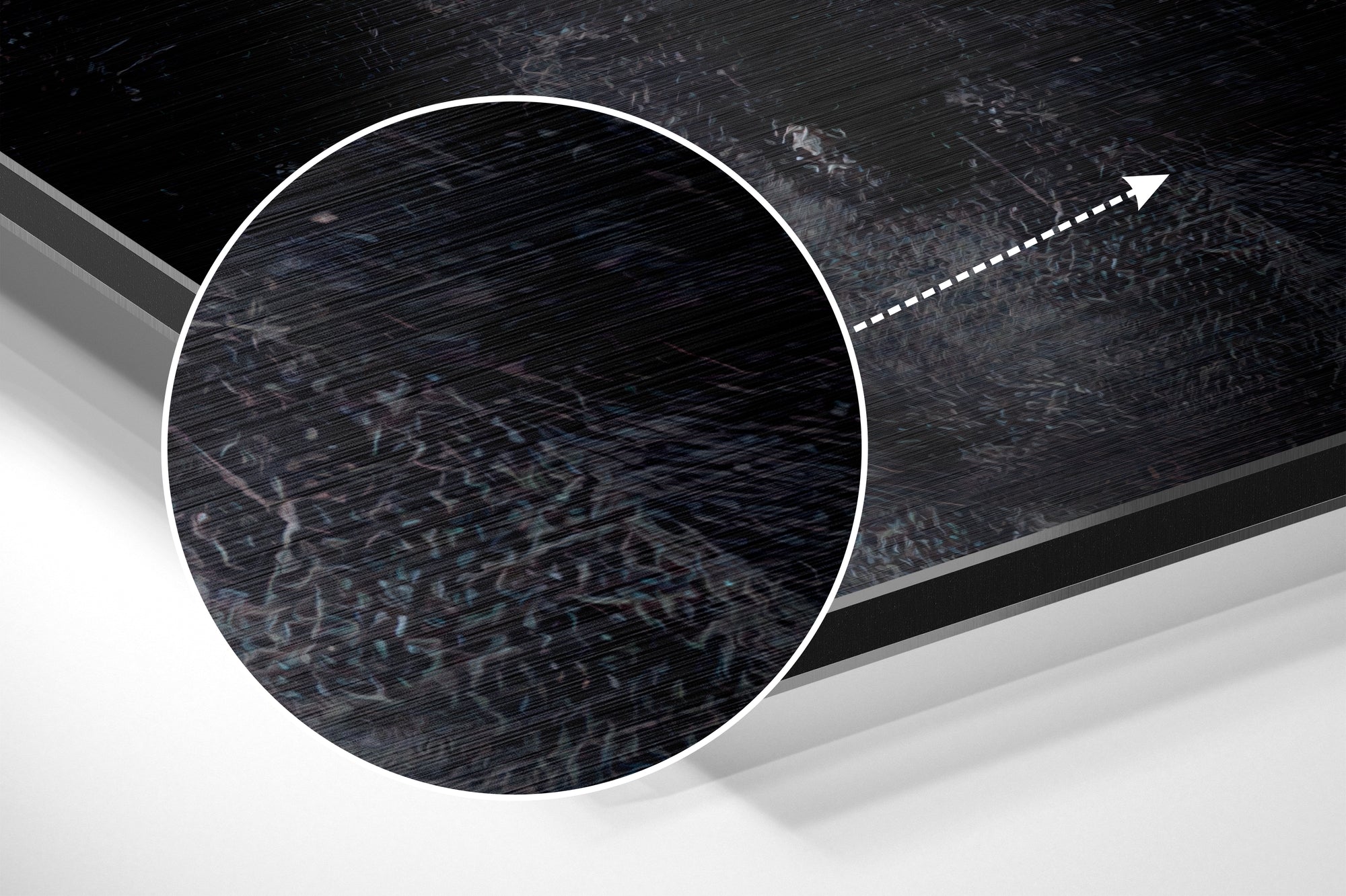 Muhammad Ali Brushed Aluminium Dibond Wall Art.