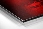 Muhammad Ali Brushed Aluminium Dibond Wall Art.