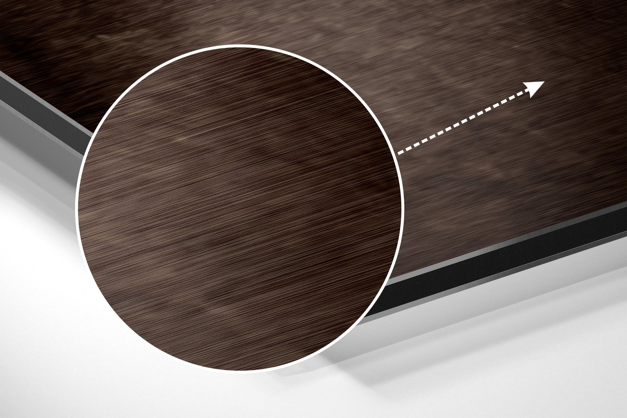 Muhammad Ali Brushed Aluminium Dibond Wall Art.