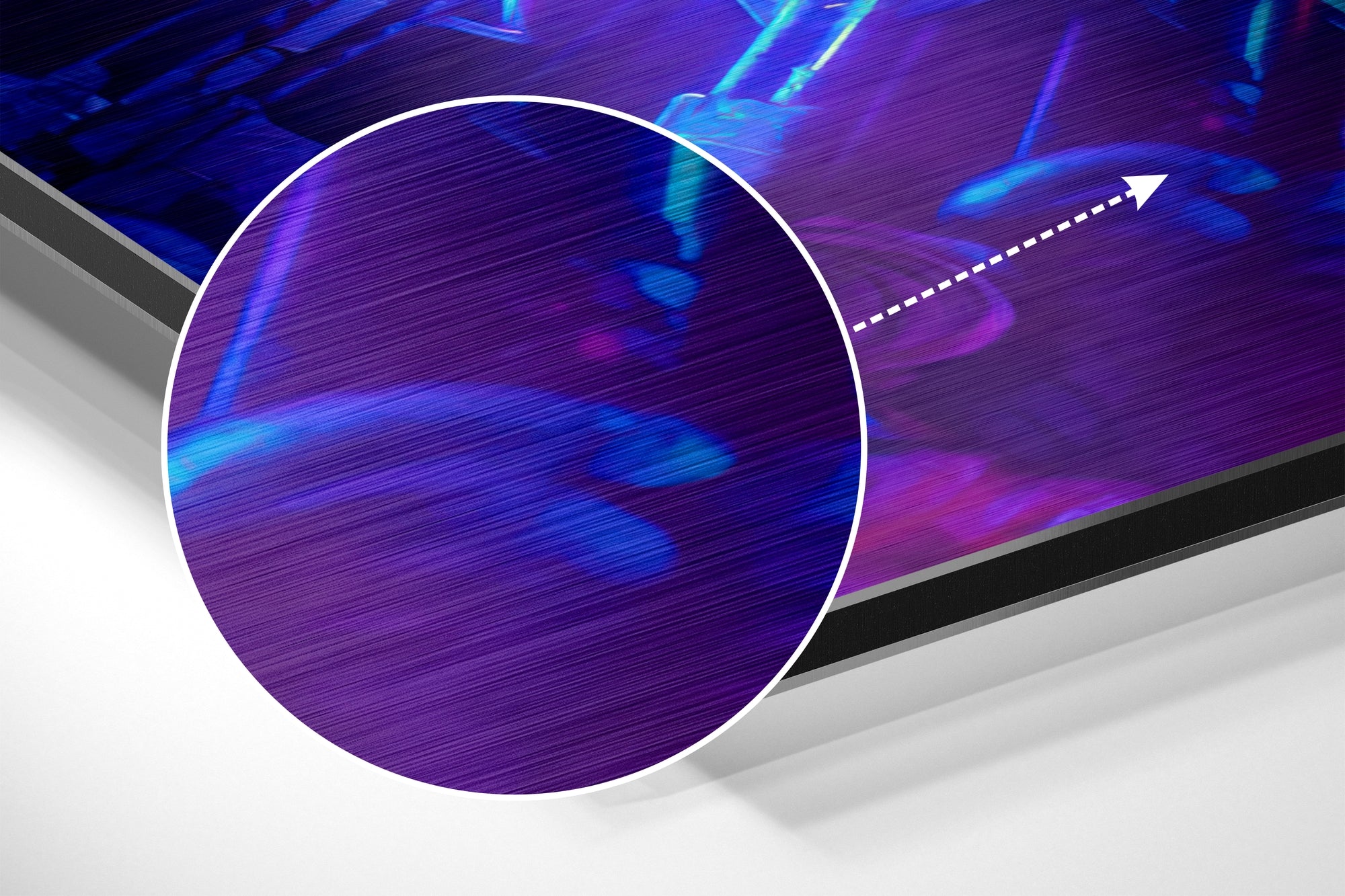 Words of Marilyn Brushed Aluminium Dibond Wall Art.