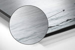 Marilyn Brushed Aluminium Dibond Wall Art.