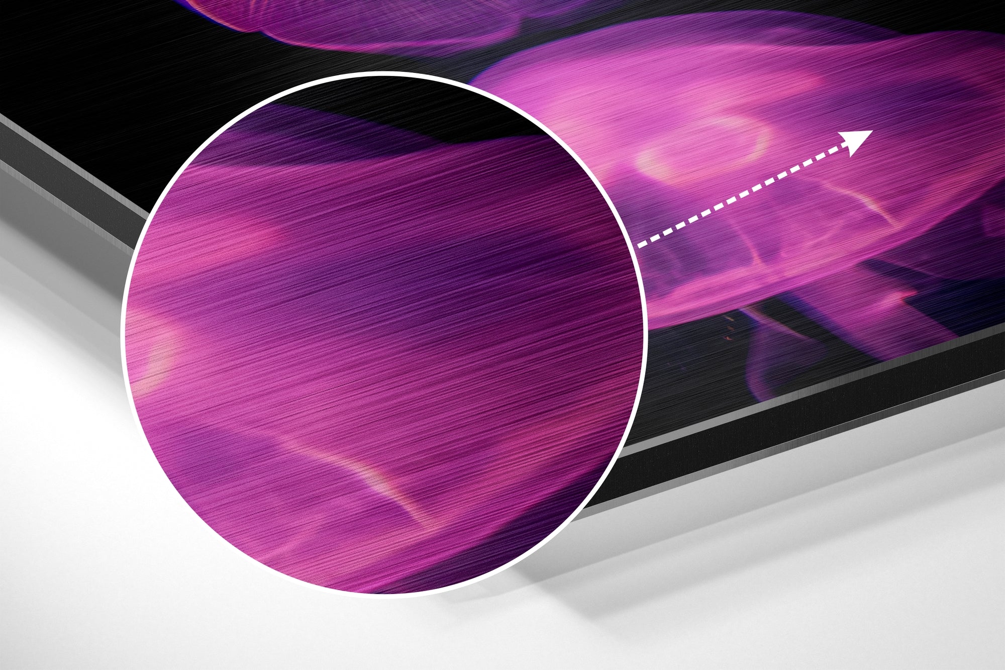 Brushed Aluminium Dibond Wall Art.