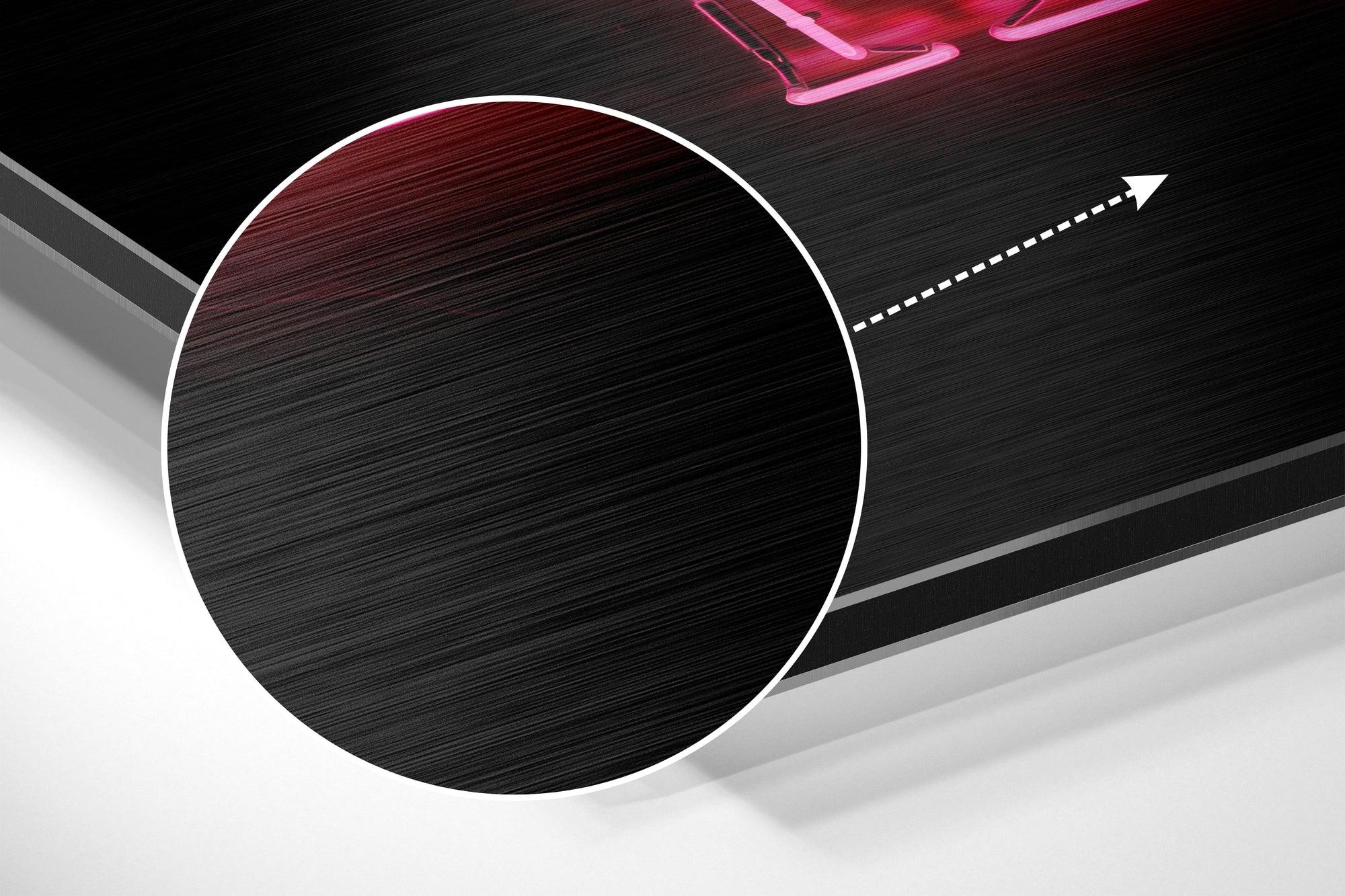 Now Brushed Aluminium Dibond Wall Art.