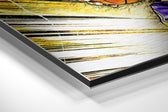 LeBron James Brushed Aluminium Dibond Wall Art.