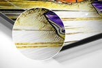 LeBron James Brushed Aluminium Dibond Wall Art.
