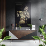 Kobe Bryant Brushed Aluminium Dibond Wall Art.