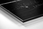 LeBron James Brushed Aluminium Dibond Wall Art.