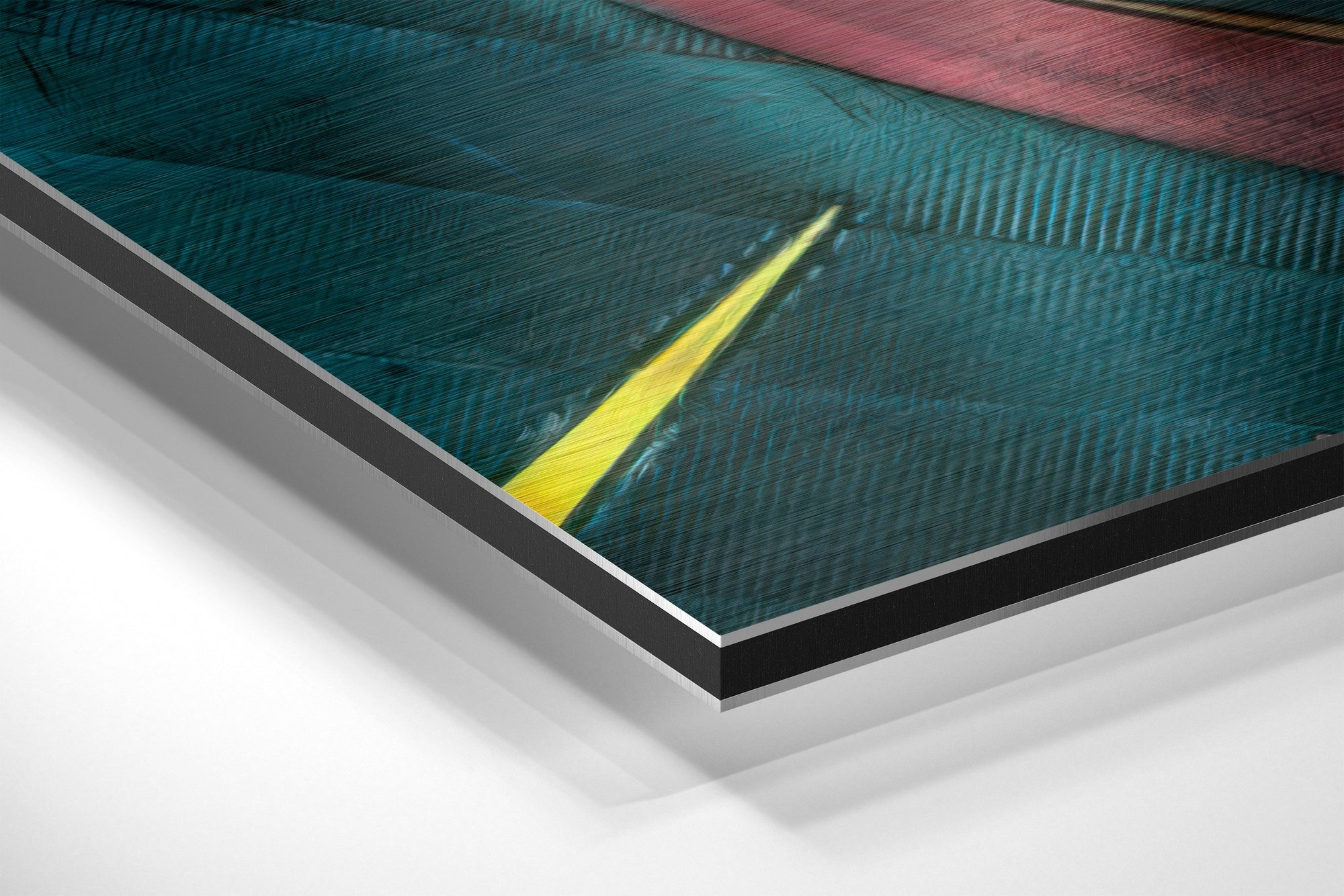 LeBron James Brushed Aluminium Dibond Wall Art.