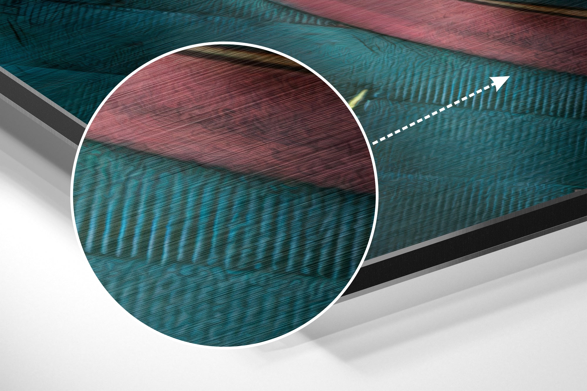 LeBron James Brushed Aluminium Dibond Wall Art.