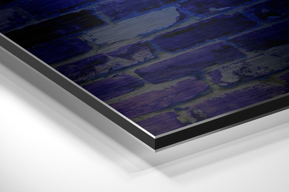 Lost Time Brushed Aluminium Dibond Wall Art.