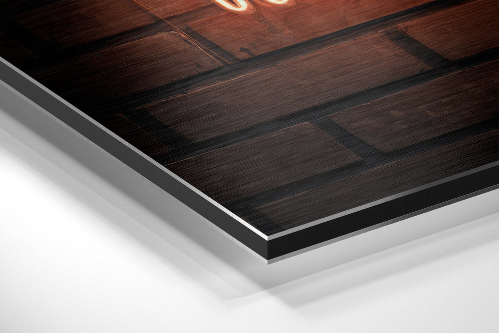 “You are” Brushed Aluminium Dibond Wall Art.