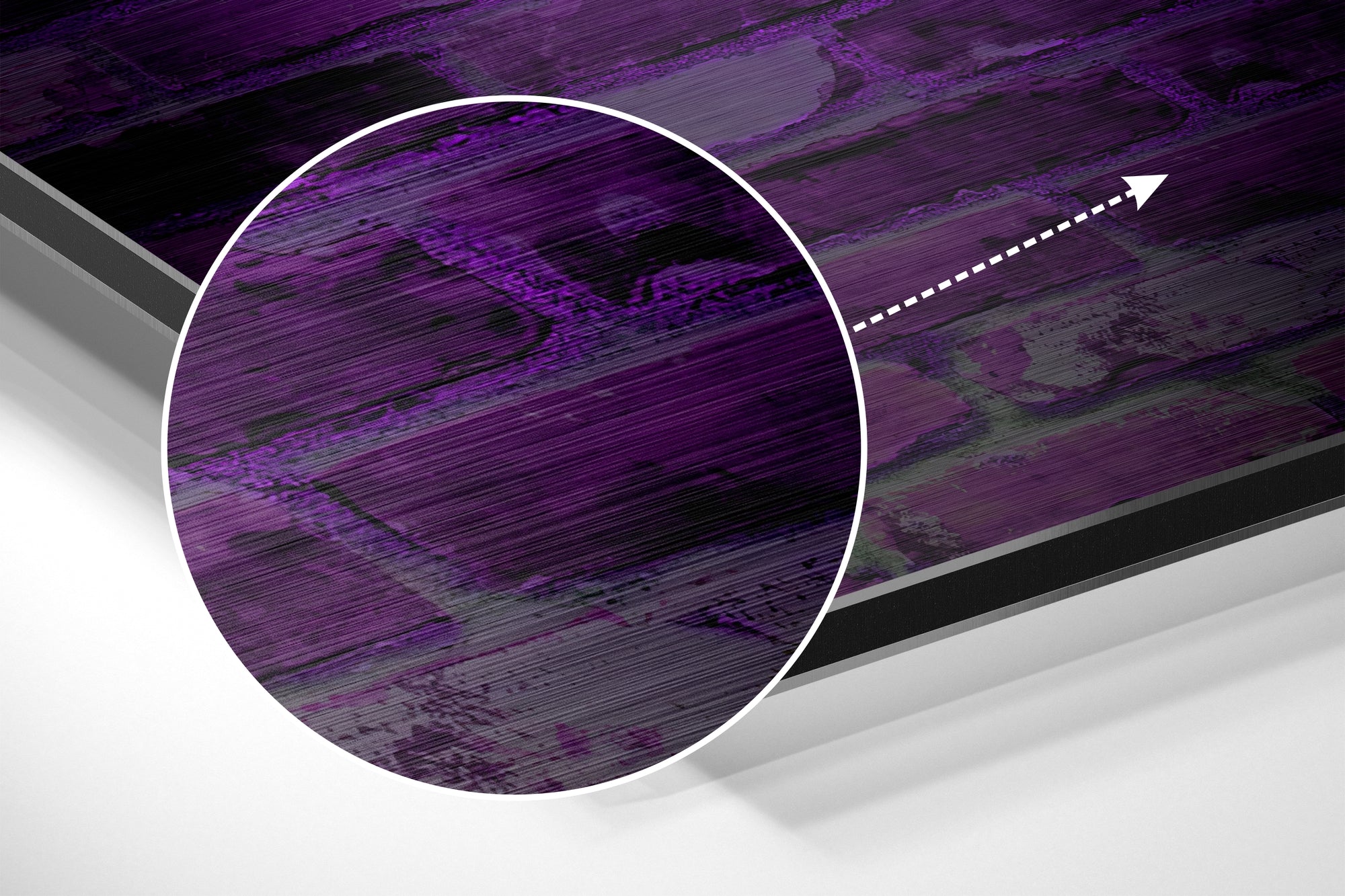 Truth Brushed Aluminium Dibond Wall Art.