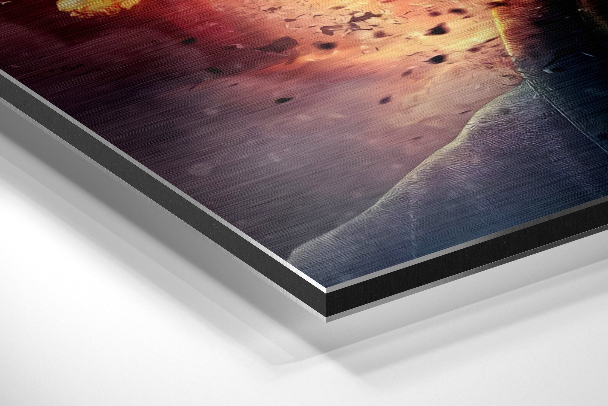 Joker Brushed Aluminium Dibond Wall Art.