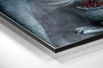 Budha Brushed Aluminium Dibond Wall Art.