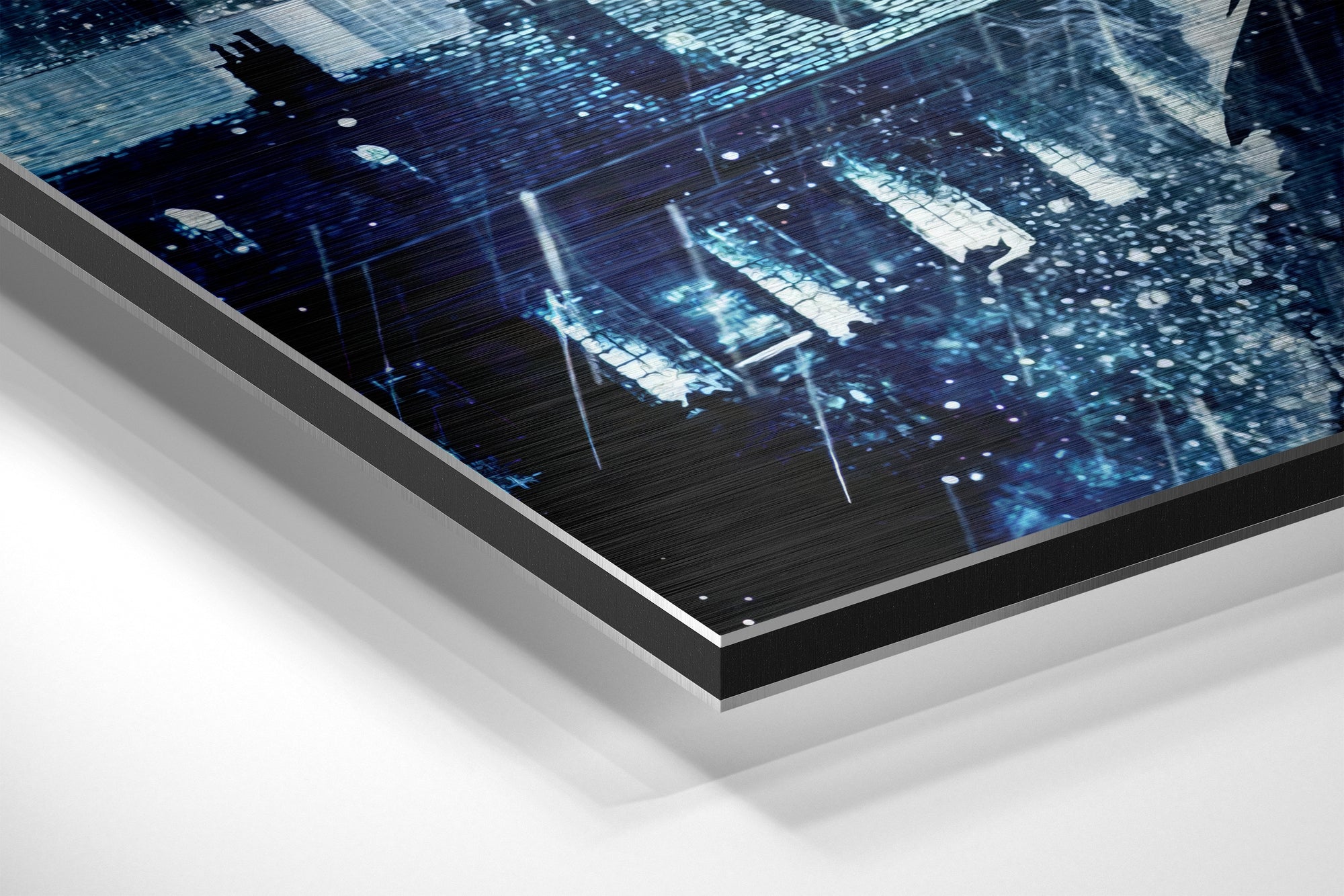 Batman Brushed Aluminium Dibond Wall Art.