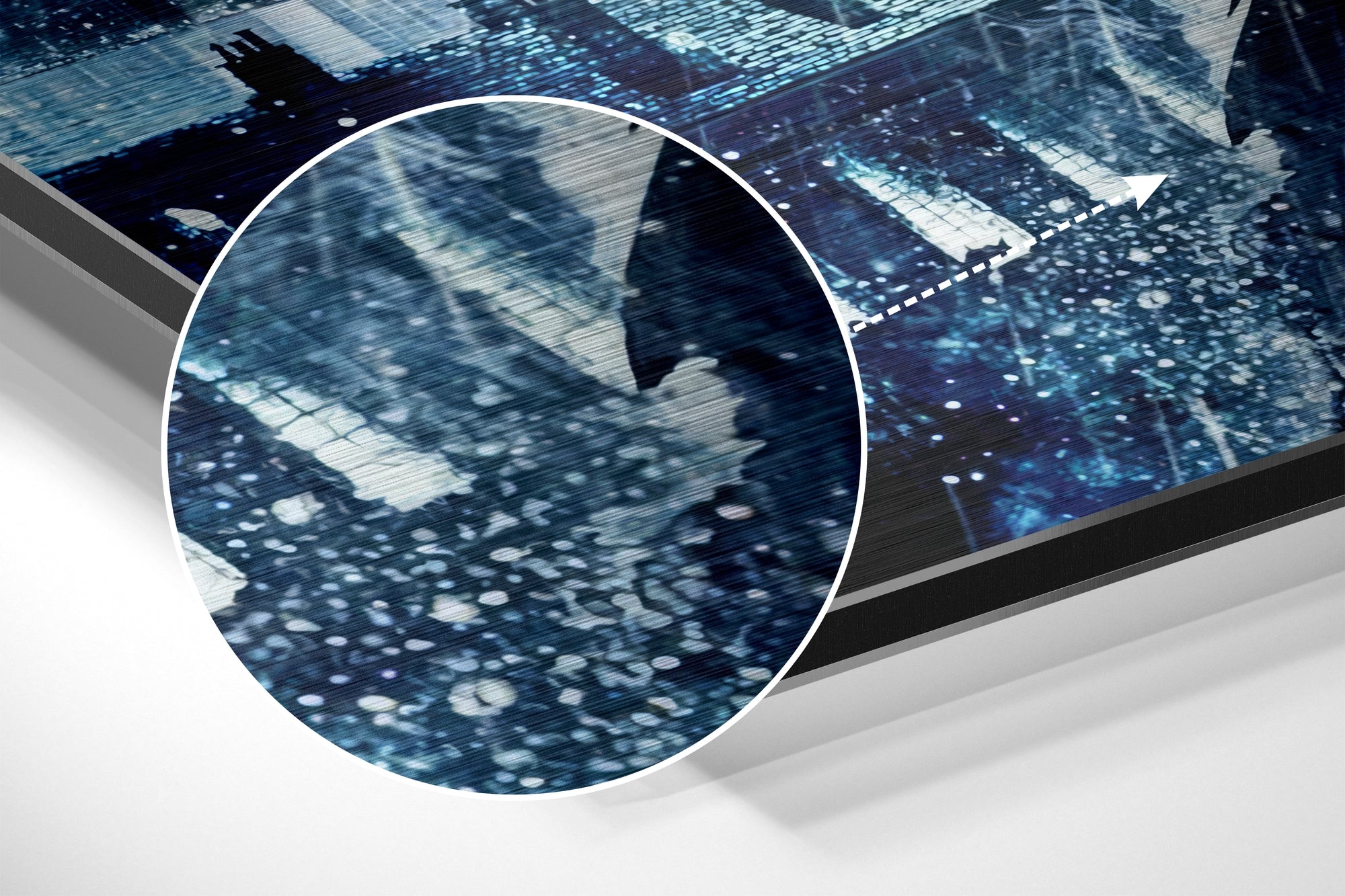 Batman Brushed Aluminium Dibond Wall Art.