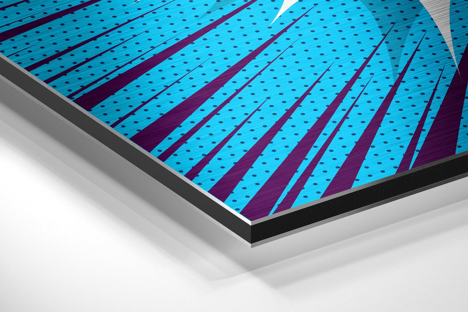 Cheers Brushed Aluminium Dibond Wall Art.