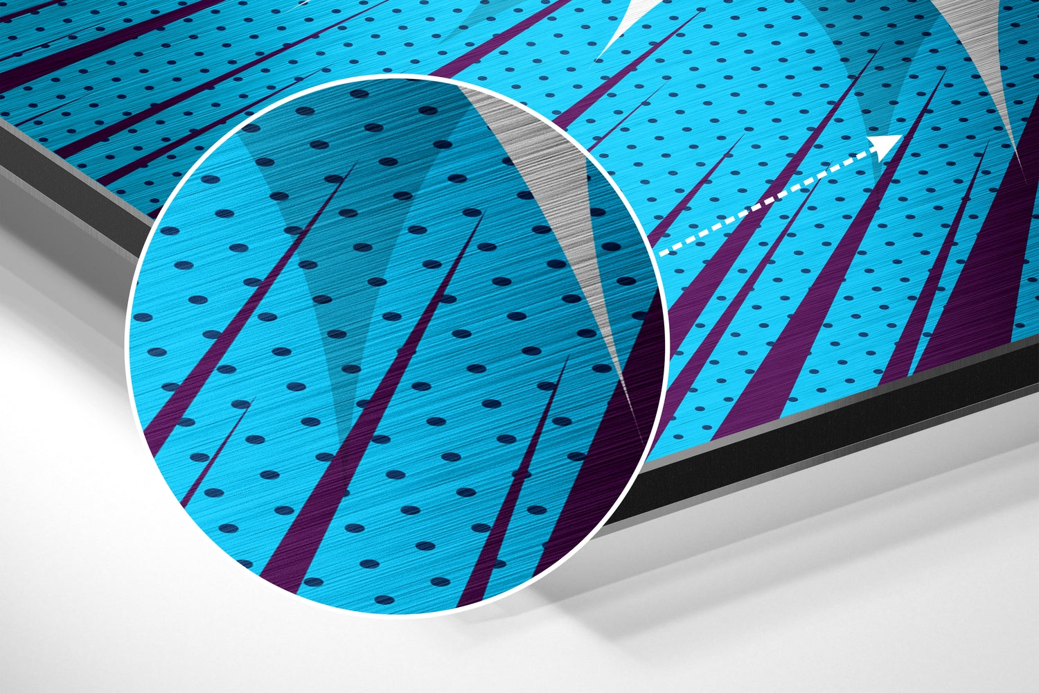 Cheers Brushed Aluminium Dibond Wall Art.