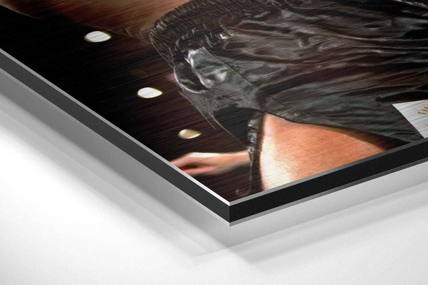 Mike Tyson Brushed Aluminium Dibond Wall Art.