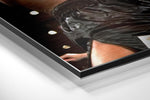 Mike Tyson Brushed Aluminium Dibond Wall Art.