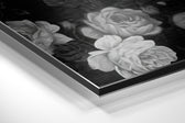 Skull Brushed Aluminium Dibond Wall Art.