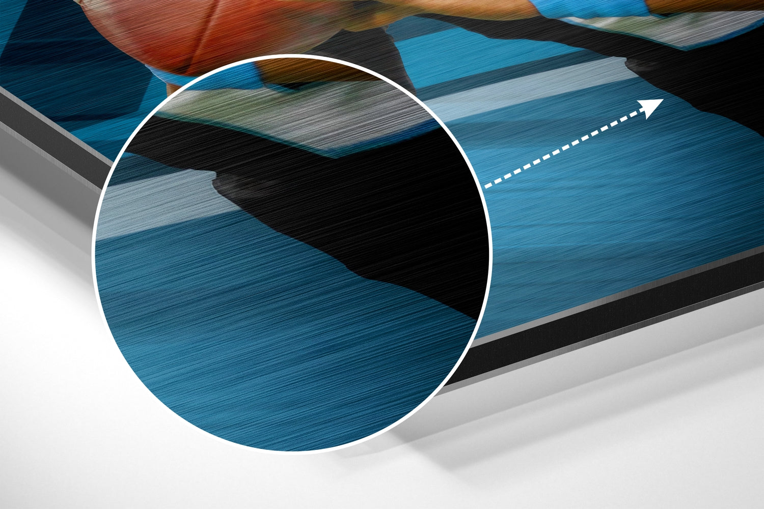 Carolina Panthers Brushed Aluminium Dibond Wall Art.