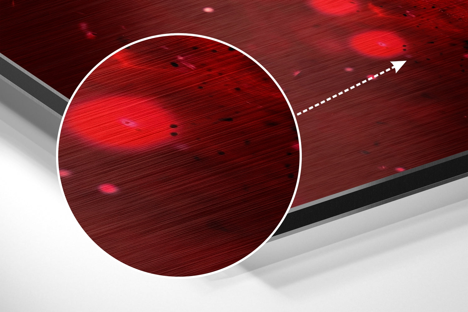 Ronaldo Brushed Aluminium Dibond Wall Art.