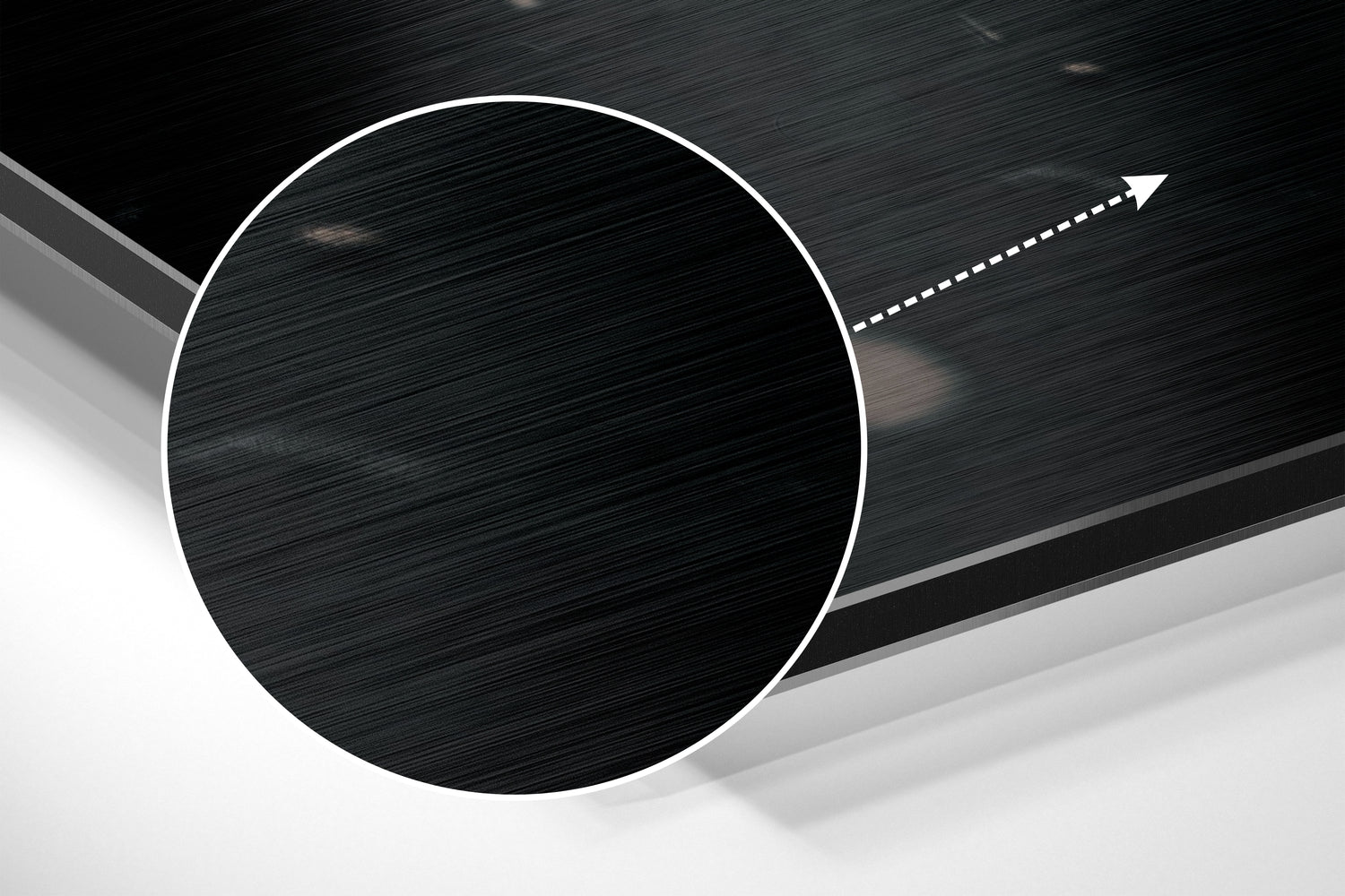 Ronaldo Brushed Aluminium Dibond Wall Art.