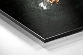 Ronaldo Brushed Aluminium Dibond Wall Art.