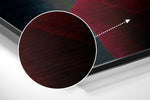 Joker Brushed Aluminium Dibond Wall Art.