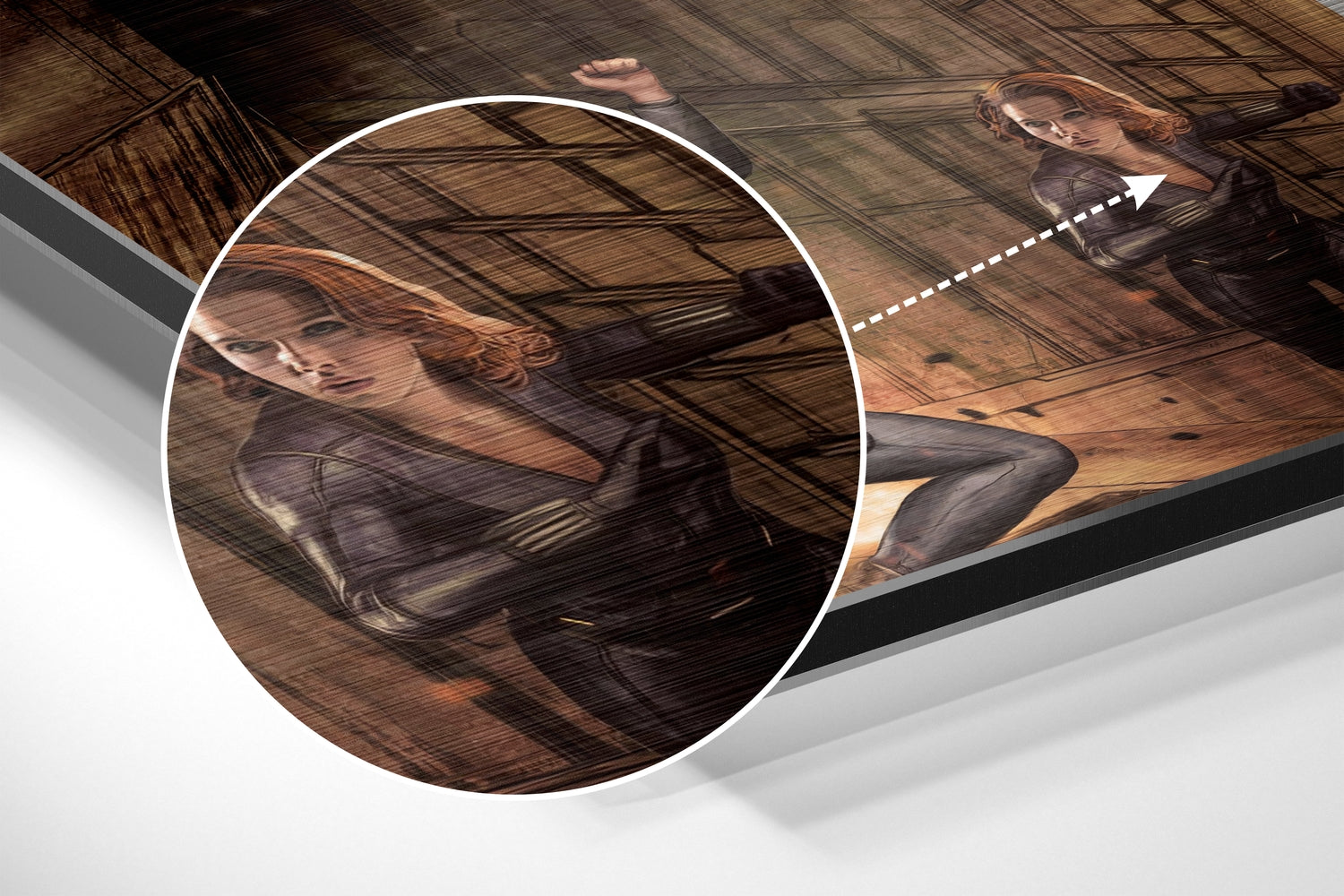 Avengers  Brushed Aluminium Dibond Wall Art.